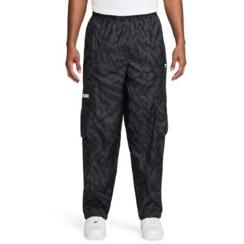 Nike Mens Air All Over Print Woven Cargo Pants Mens Black/Anthracite Size XL